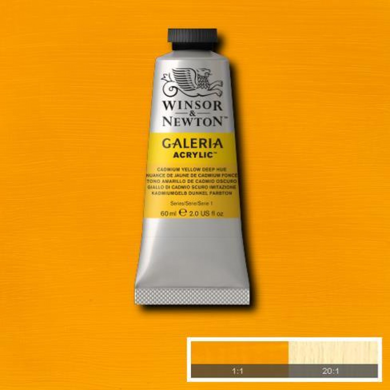 Winsor Newton Ml Galeria Acrylic Cadmium Yellow Deep Hue