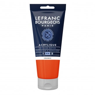 Lefranc & Bourgeois 80ml Fine Acrylic 201 Orange Serie 1