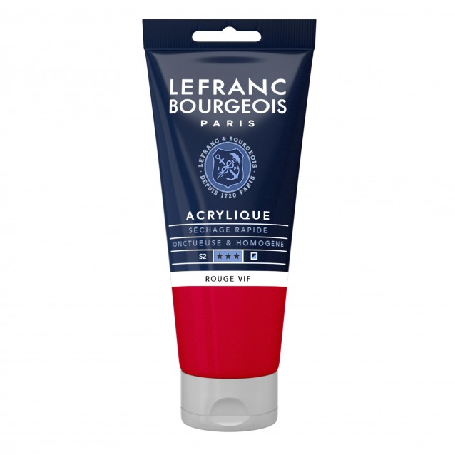 Lefranc & Bourgeois 80ml Fine Acrylic 396 Bright Red Serie 2