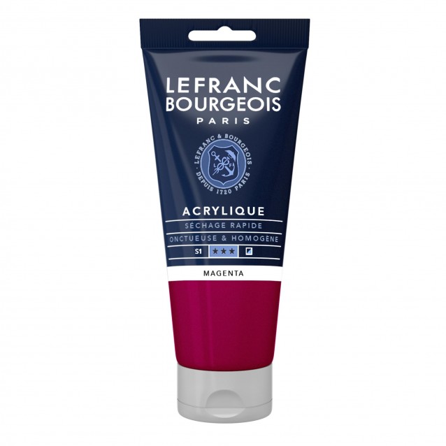 Lefranc & Bourgeois 80ml Fine Acrylic 432 Magenta Serie 1