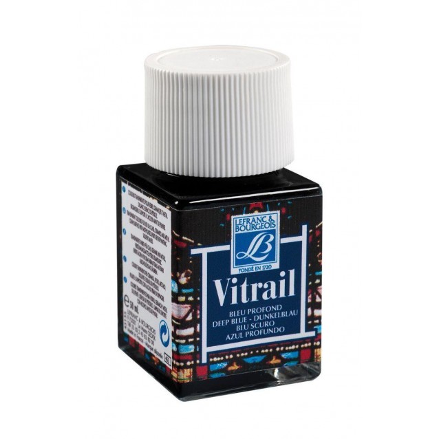 Lefranc & Bourgeois 50ml Vitrail 465 Deep Blue