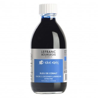 Lefranc & Bourgeois 250ml Μπλε (Κοβαλτίου) Σινική Μελάνη Nan-King