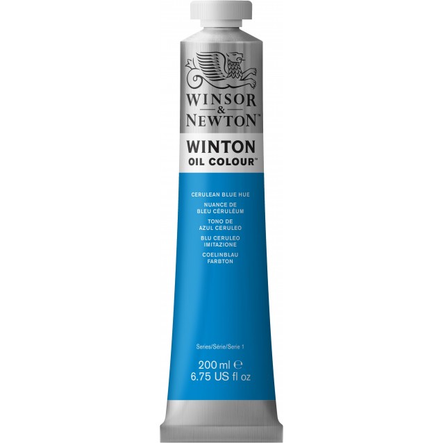 Winsor & Newton 200ml Winton Oil Cerulean Blue Hue