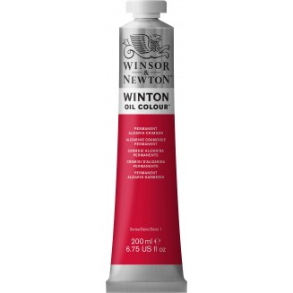 Winsor & Newton 200ml Winton Oil Permanent Alizarin Crimson