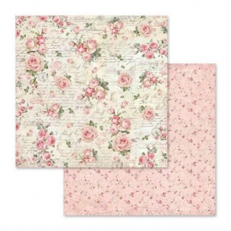 Stamperia Χαρτί Scrapbooking 30,5x30,5cm Διπλής Όψης Roselline