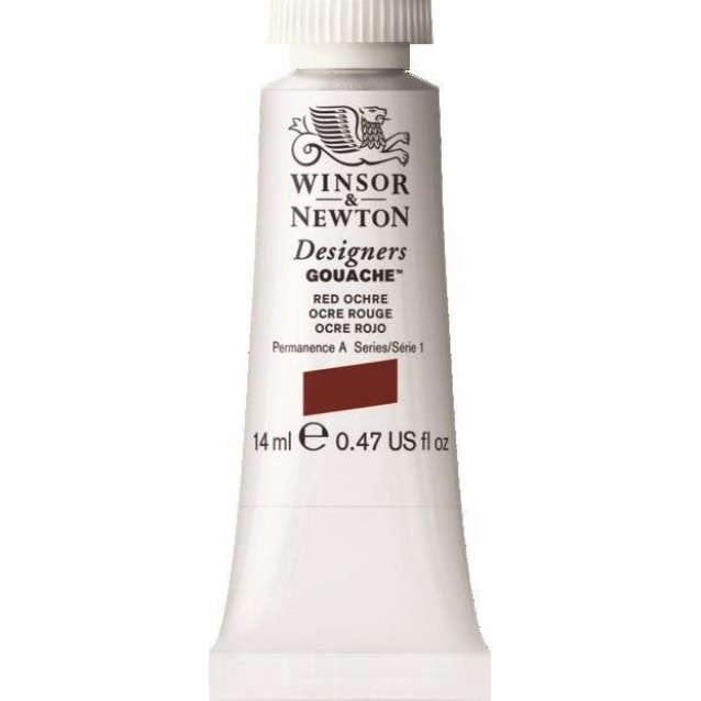 Winsor & Newton 14ml Τέμπερα Designers Red Ochre Serie 1