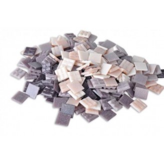 Ψηφίδες Glass Mosaic 10x10x4mm 250gr Μωβ & Ροζ Αποχρώσεις