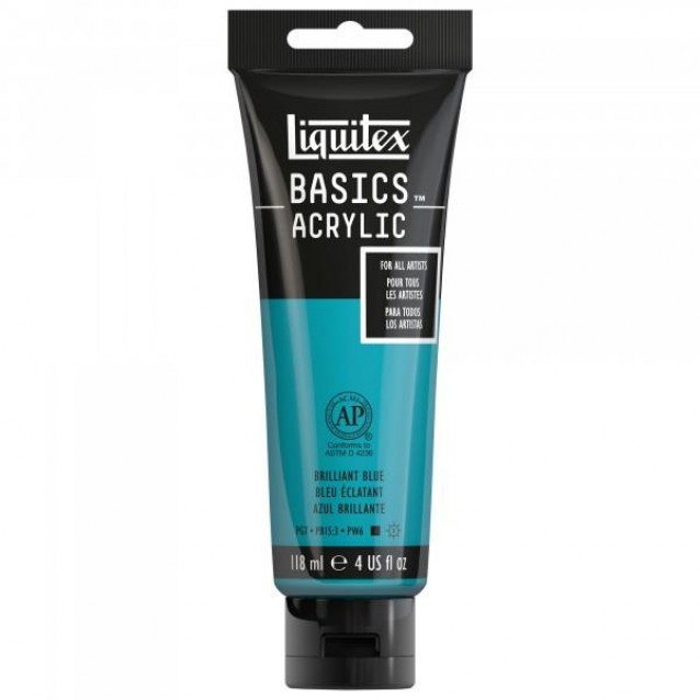 Liquitex Basics 118ml Acrylic 570 Brilliant Blue