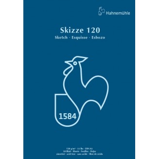 Hahnemuhle Μπλοκ Σχεδίου Skizze 50 Φύλλα A5 (14,8Χ21cm) 120gr