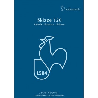 Hahnemuhle Μπλοκ Σχεδίου Skizze 50 Φύλλα A4 (21x29,7cm) 120gr