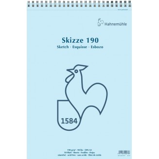 Hahnemuhle Μπλοκ Σχεδίου Σπιράλ Skizze 50 Φύλλα A3 (29,7x42cm) 190gr