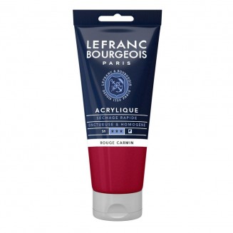 Lefranc & Bourgeois 80ml Fine Acrylic 366 Carmine Red Serie 1