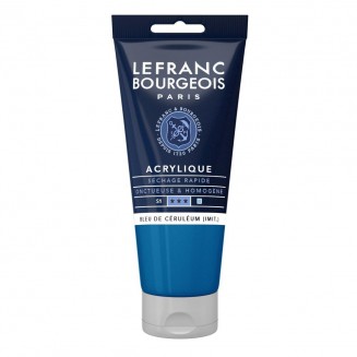 Lefranc & Bourgeois 80ml Fine Acrylic 065 Cerulean Blue Hue Serie 1