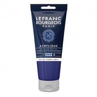 Lefranc & Bourgeois 80ml Fine Acrylic 064 Cobalt Blue Hue Serie 1