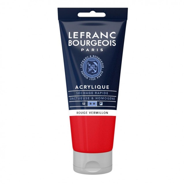 Lefranc & Bourgeois 80ml Fine Acrylic 393 Red Vermilion Serie 2