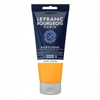 Lefranc & Bourgeois 80ml Fine Acrylic 194 Sahara Yellow Serie 1