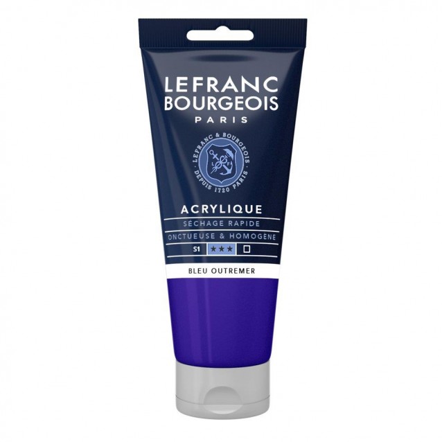 Lefranc & Bourgeois 80ml Fine Acrylic 043 Ultramarine Serie 1