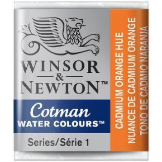 Winsor & Newton Half Pan Ακουαρέλας Cotman 090 Cadmium Orange Hue Series 1