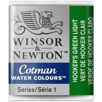 Winsor & Newton Half Pan Ακουαρέλας Cotman 314 Hookers Green Light Series 1