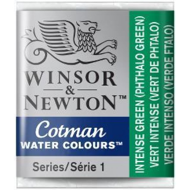 Winsor & Newton Half Pan Ακουαρέλας Cotman 329 Intense Green Series 1