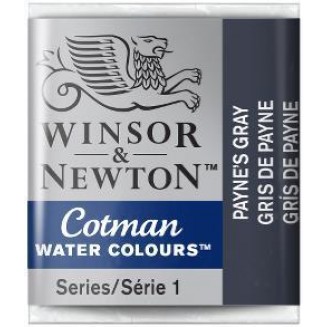 Winsor & Newton Half Pan Ακουαρέλας Cotman 465 Paynes Gray Series 1