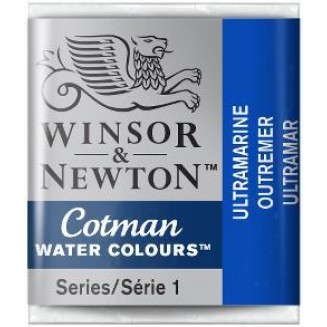 Winsor & Newton Half Pan Ακουαρέλας Cotman 660 Ultramarine Series 1