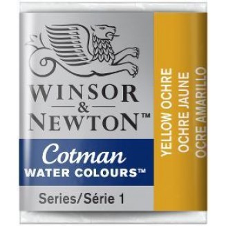 Winsor & Newton Half Pan Ακουαρέλας Cotman 744 Yellow Ochre Series 1