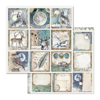 Stamperia Χαρτί Scrapbooking 30,5x30,5cm Διπλής Όψης Cosmos Cards