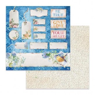 Stamperia Χαρτί Scrapbooking 30,5x30,5cm Διπλής Όψης Flowers for You