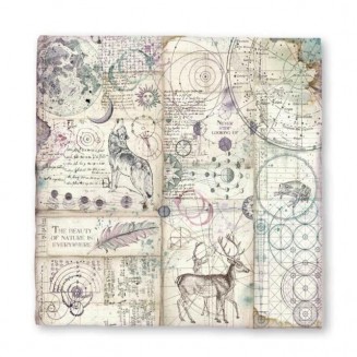 Stamperia Χαρτί Scrapbooking Magna Carta 30x30cm Cosmos Astral