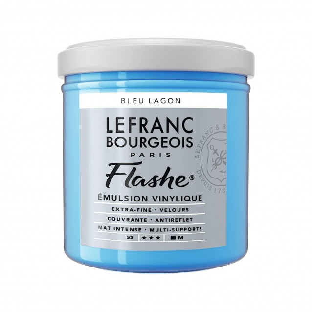 Lefranc & Bourgeois 125ml Flashe Acrylic 649 Series 2 Bleu Lagon