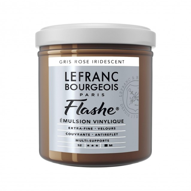 Lefranc & Bourgeois 125ml Flashe Acrylic 842 Series 2 Gris Rose Iridescent