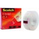 3M Σελοτείπ Scotch Tape Crystal 19mm x 33m