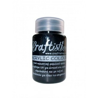 Craftistico 60ml Ακρυλικό Χρώμα 70 Black