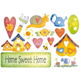 Stamperia Ριζόχαρτο Decoupage 48x33cm Home Sweet Home