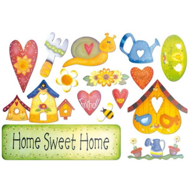 Stamperia Ριζόχαρτο Decoupage 48x33cm Home Sweet Home