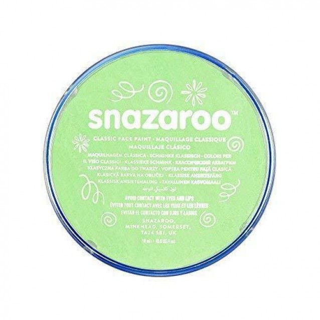 Snazaroo 18ml Κρέμα Face Painting Classic Light Green