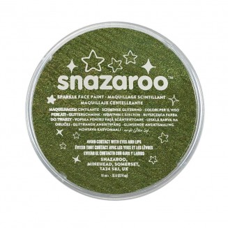 Snazaroo 18ml Κρέμα Face Painting Sparkle Green