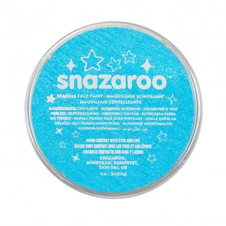 Snazaroo 18ml Κρέμα Face Painting Sparkle Turquoise