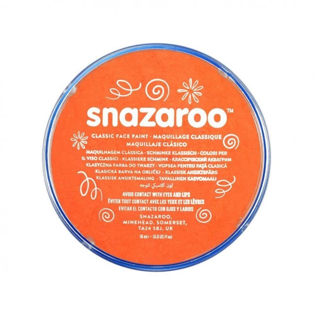 Snazaroo 18ml Κρέμα Face Painting Classic Orange