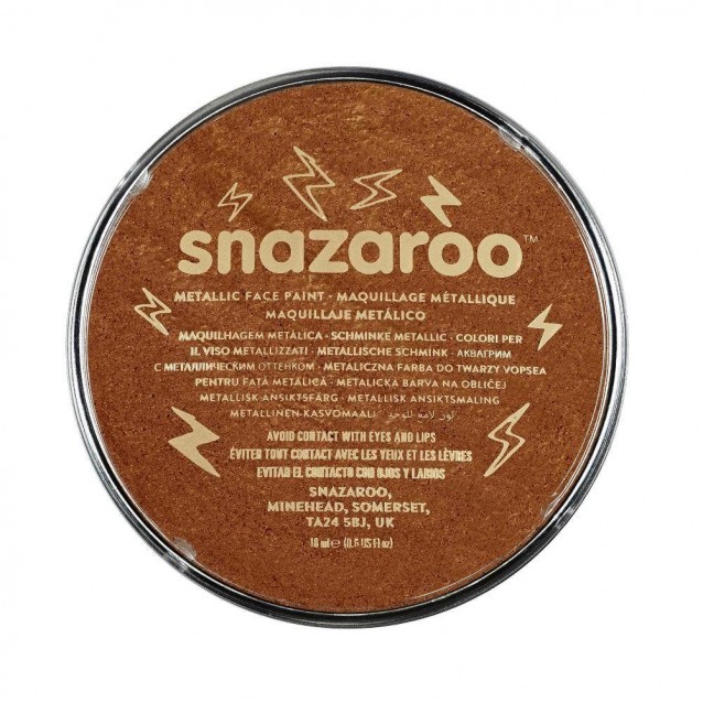 Snazaroo 18ml Κρέμα Face Painting Metallic Copper