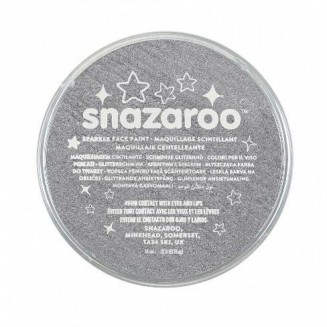 Snazaroo 18ml Κρέμα Face Painting Sparkle Metal Grey