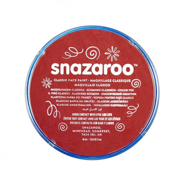 Snazaroo 18ml Κρέμα Face Painting Classic Burgundy