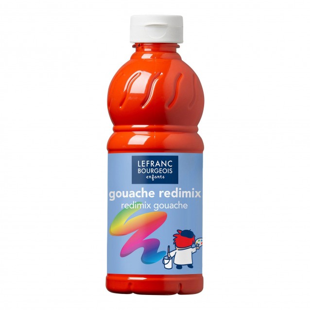 Lefranc & Bourgeois 500ml Τέμπερα Redimix 398 Red Vermilion