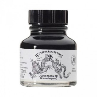 Winsor & Newton 30ml Μαύρη Σινική Μελάνη Non Waterproof