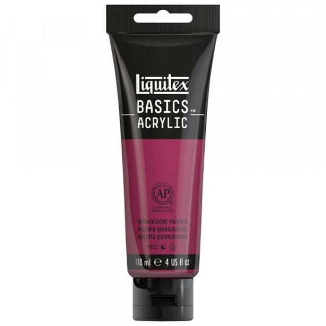 Liquitex Basics 118ml Acrylic 114 Quinacridone Magenta