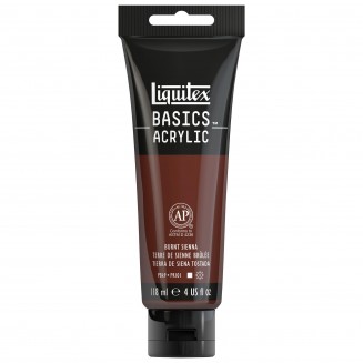 Liquitex Basics 118ml Acrylic 127 Burnt Sienna