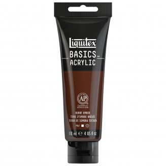 Liquitex Basics 118ml Acrylic 128 Burnt Umber