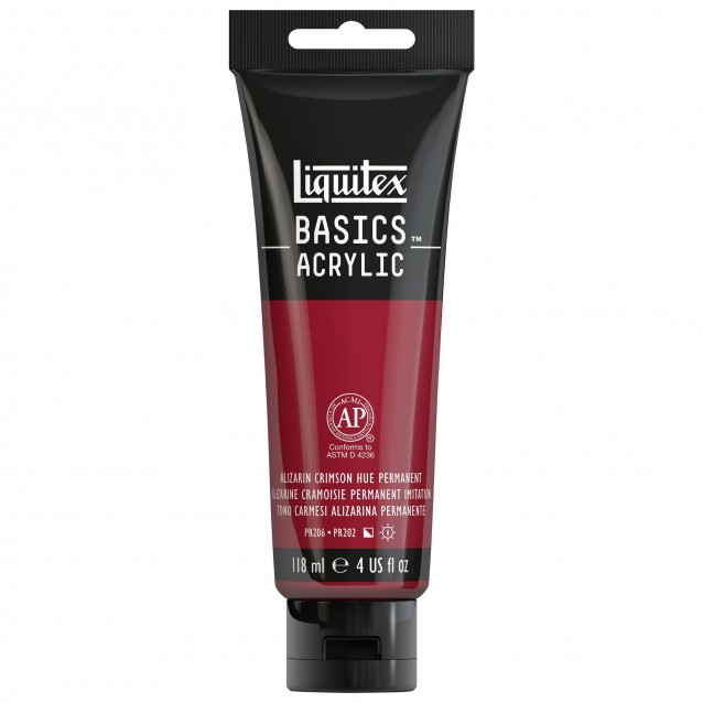 Liquitex Basics 118ml Acrylic 116 Alizarin Crimson