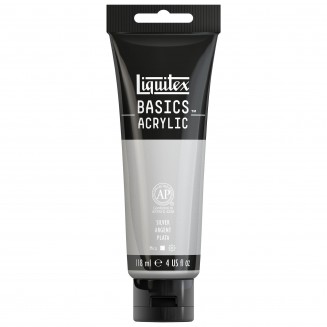 Liquitex Basics 118ml Acrylic 052 Silver